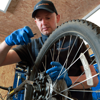 mobile bike mechanic northtyneside - workshop close up